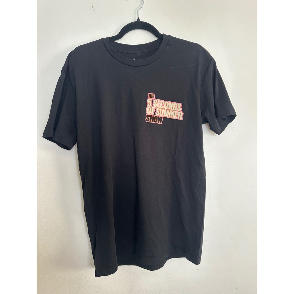 5 Seconds of Summer The 5SOS Show 2023 World Tour T-Shirt Black Medium